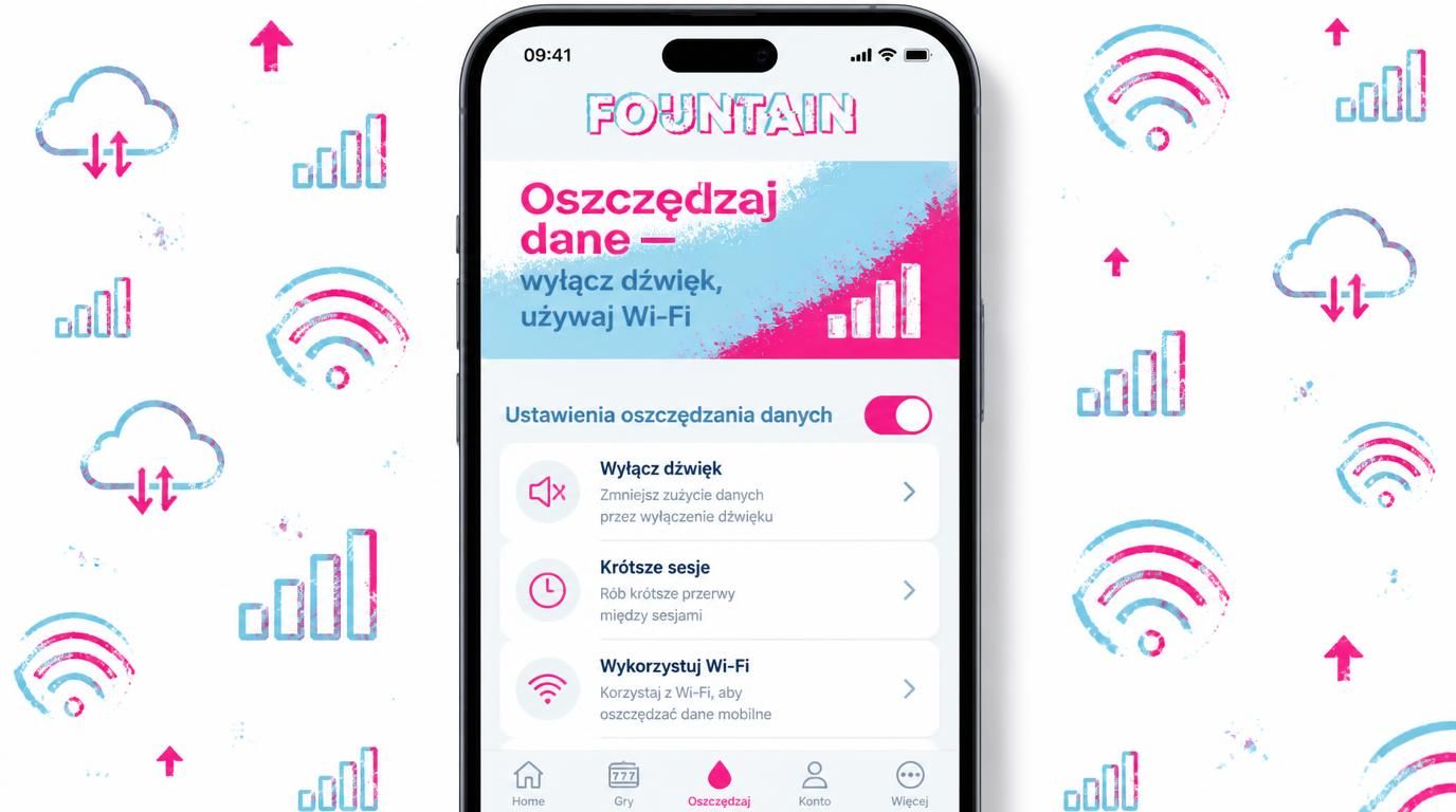 Tryb oszczędzania danych w Fontan Casino